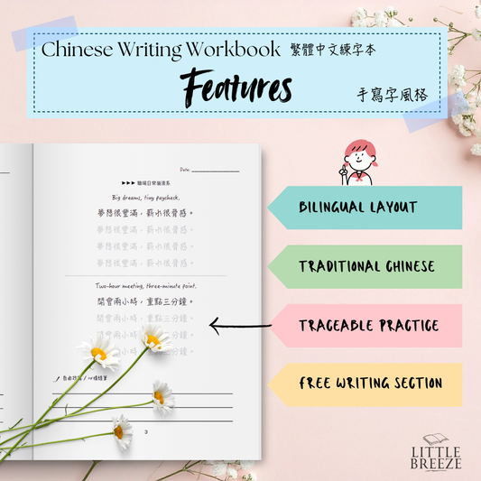 Chinese Handwriting Workbook - 200 Workplace Humor Sentences 職場搞笑負能量
